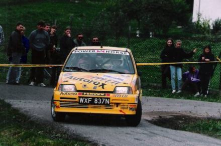 Jacek Sikora i Marek Kaczmarek - Fiat Cinquecento Sporting.